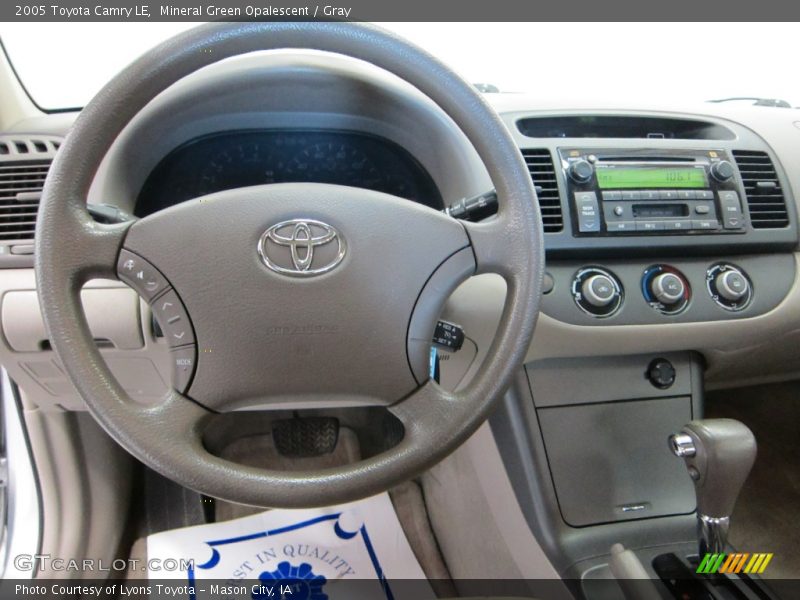 Mineral Green Opalescent / Gray 2005 Toyota Camry LE