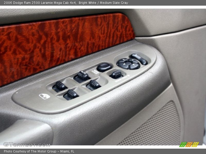 Bright White / Medium Slate Gray 2006 Dodge Ram 2500 Laramie Mega Cab 4x4
