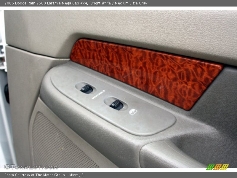 Bright White / Medium Slate Gray 2006 Dodge Ram 2500 Laramie Mega Cab 4x4