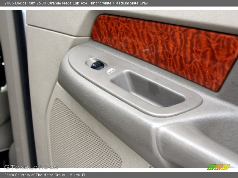 Bright White / Medium Slate Gray 2006 Dodge Ram 2500 Laramie Mega Cab 4x4