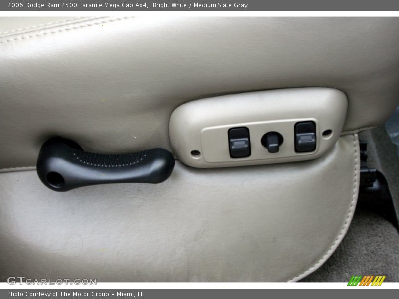 Bright White / Medium Slate Gray 2006 Dodge Ram 2500 Laramie Mega Cab 4x4