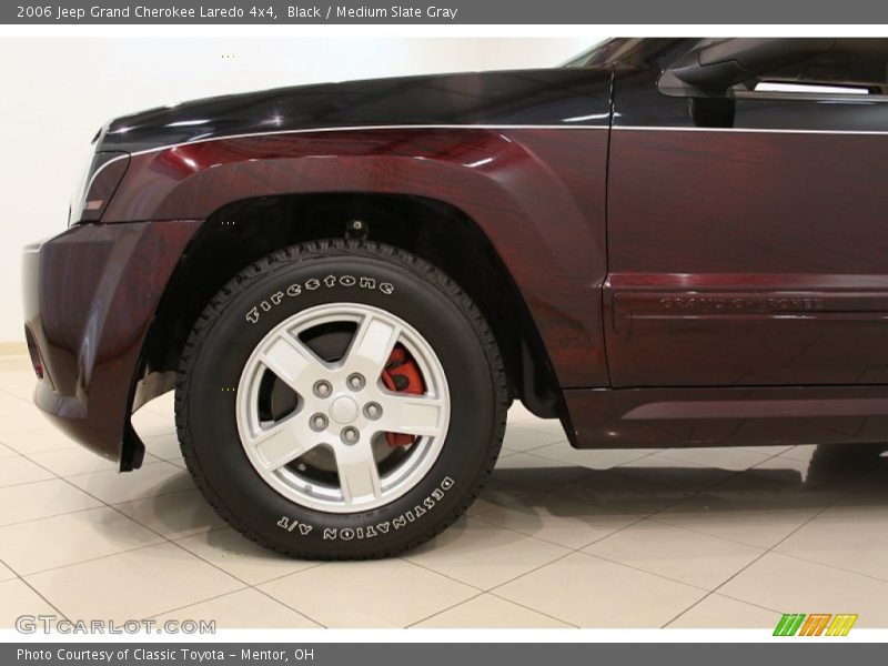 Black / Medium Slate Gray 2006 Jeep Grand Cherokee Laredo 4x4