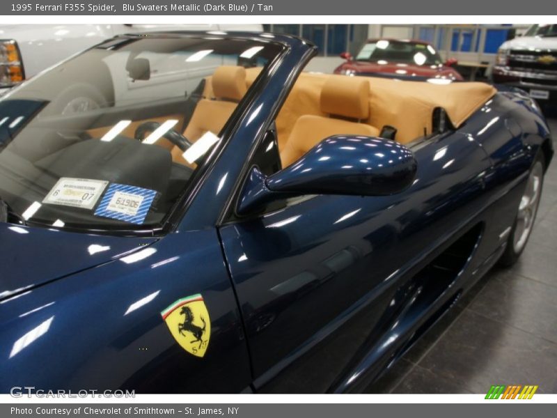 Blu Swaters Metallic (Dark Blue) / Tan 1995 Ferrari F355 Spider