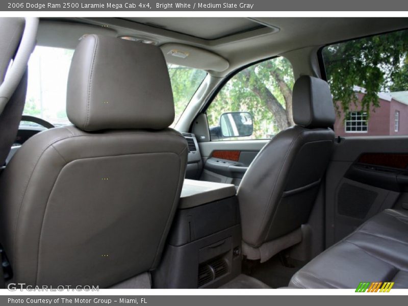 Bright White / Medium Slate Gray 2006 Dodge Ram 2500 Laramie Mega Cab 4x4