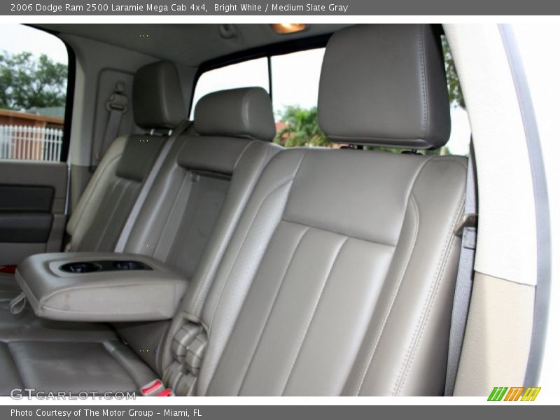 Bright White / Medium Slate Gray 2006 Dodge Ram 2500 Laramie Mega Cab 4x4