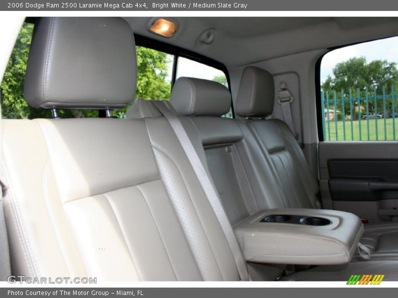 Bright White / Medium Slate Gray 2006 Dodge Ram 2500 Laramie Mega Cab 4x4