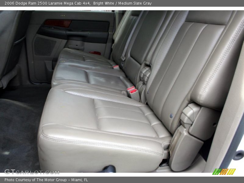 Bright White / Medium Slate Gray 2006 Dodge Ram 2500 Laramie Mega Cab 4x4