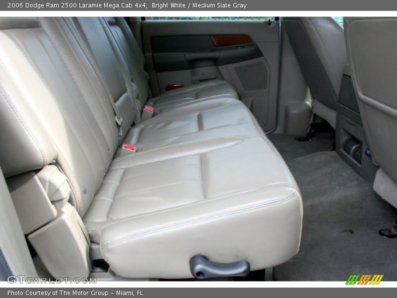 Bright White / Medium Slate Gray 2006 Dodge Ram 2500 Laramie Mega Cab 4x4