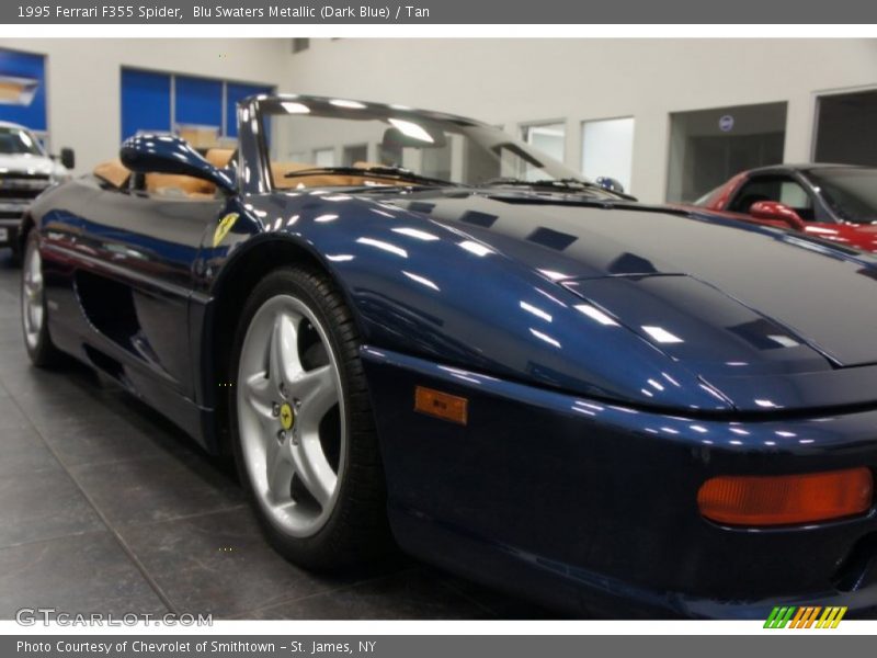 Blu Swaters Metallic (Dark Blue) / Tan 1995 Ferrari F355 Spider