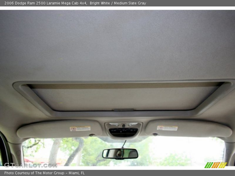 Bright White / Medium Slate Gray 2006 Dodge Ram 2500 Laramie Mega Cab 4x4