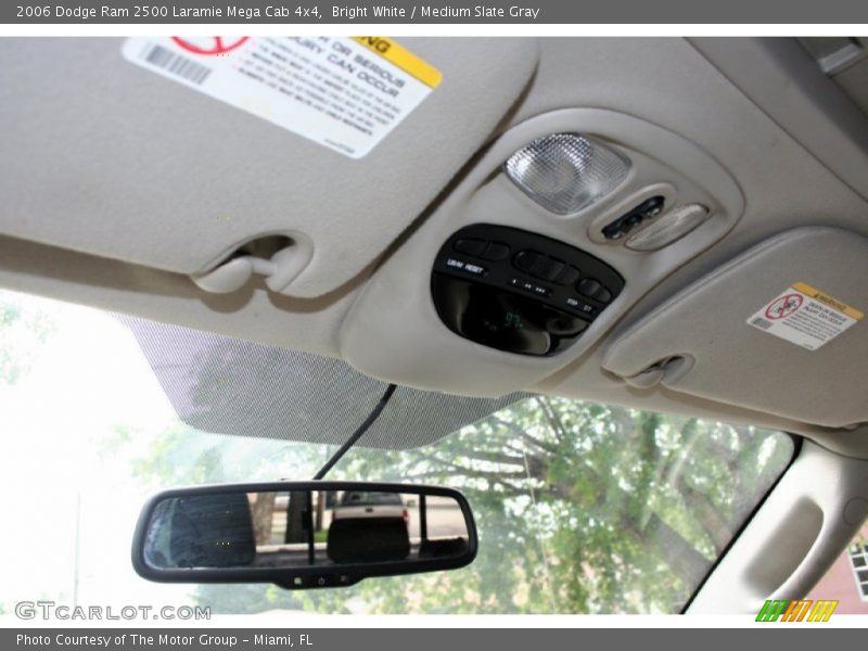 Bright White / Medium Slate Gray 2006 Dodge Ram 2500 Laramie Mega Cab 4x4