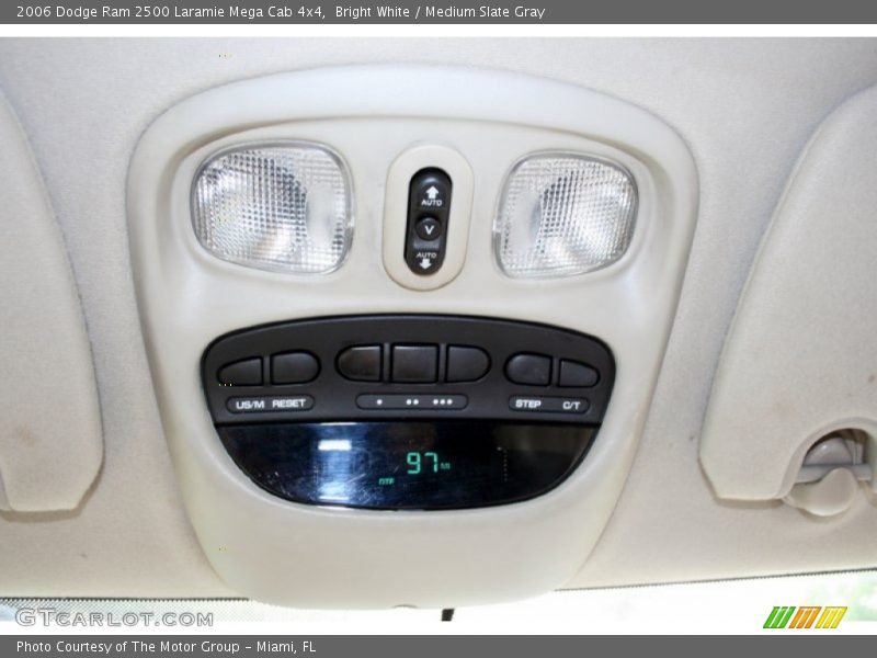 Bright White / Medium Slate Gray 2006 Dodge Ram 2500 Laramie Mega Cab 4x4