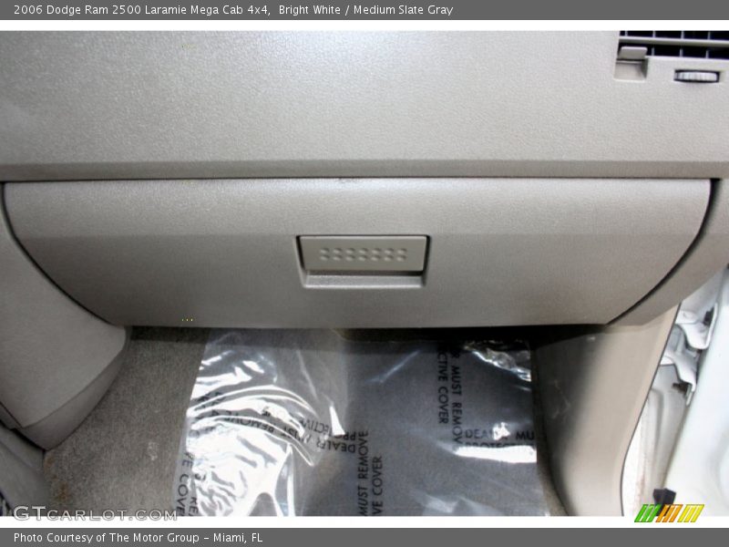Bright White / Medium Slate Gray 2006 Dodge Ram 2500 Laramie Mega Cab 4x4