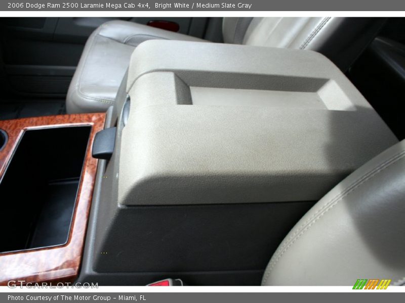 Bright White / Medium Slate Gray 2006 Dodge Ram 2500 Laramie Mega Cab 4x4