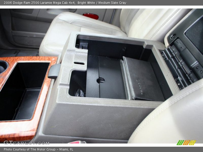 Bright White / Medium Slate Gray 2006 Dodge Ram 2500 Laramie Mega Cab 4x4
