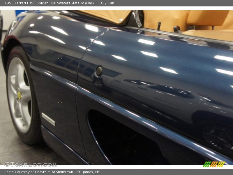 Blu Swaters Metallic (Dark Blue) / Tan 1995 Ferrari F355 Spider