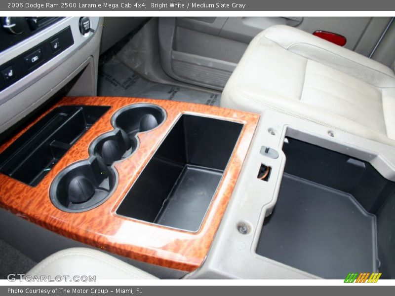 Bright White / Medium Slate Gray 2006 Dodge Ram 2500 Laramie Mega Cab 4x4