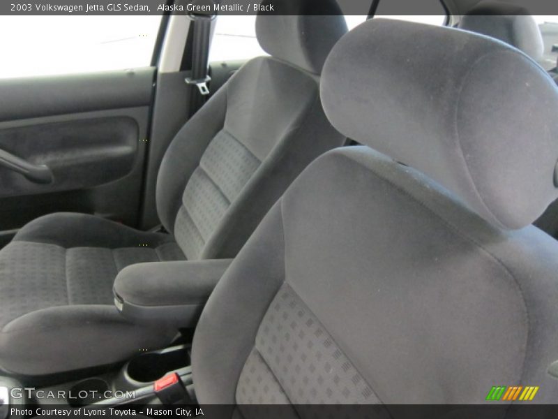 Alaska Green Metallic / Black 2003 Volkswagen Jetta GLS Sedan