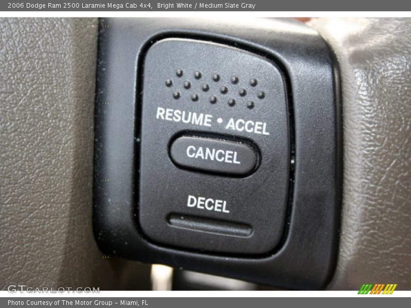 Bright White / Medium Slate Gray 2006 Dodge Ram 2500 Laramie Mega Cab 4x4