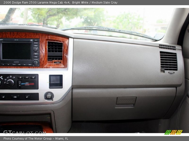 Bright White / Medium Slate Gray 2006 Dodge Ram 2500 Laramie Mega Cab 4x4