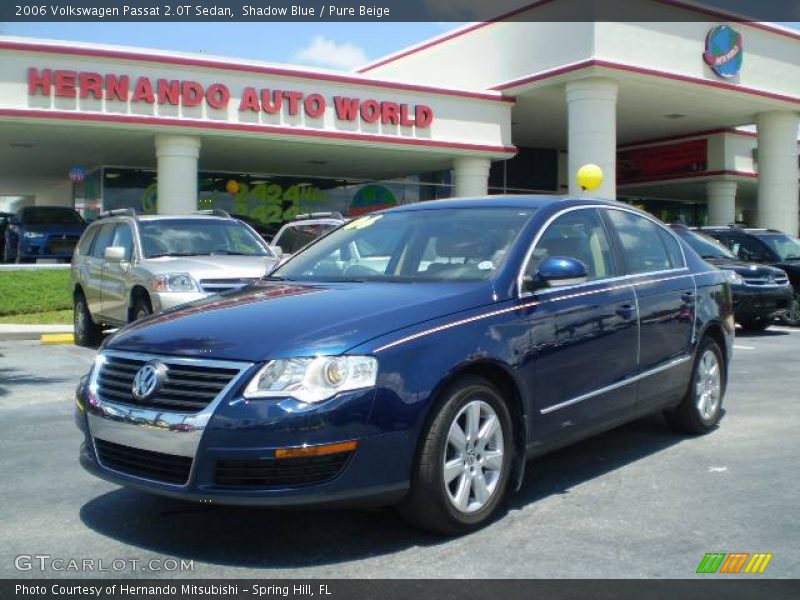 Shadow Blue / Pure Beige 2006 Volkswagen Passat 2.0T Sedan