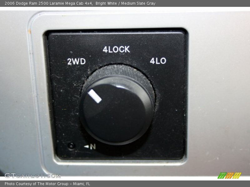 Bright White / Medium Slate Gray 2006 Dodge Ram 2500 Laramie Mega Cab 4x4