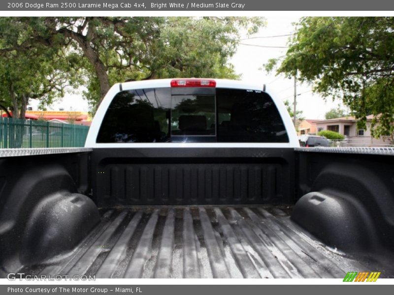 Bright White / Medium Slate Gray 2006 Dodge Ram 2500 Laramie Mega Cab 4x4