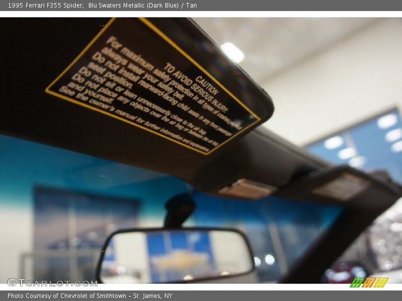 Blu Swaters Metallic (Dark Blue) / Tan 1995 Ferrari F355 Spider