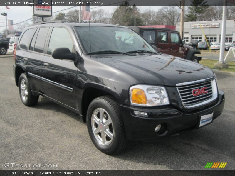 Carbon Black Metallic / Ebony 2008 GMC Envoy SLE 4x4