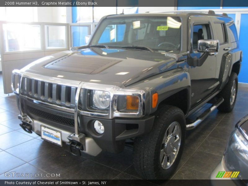 Graphite Metallic / Ebony Black 2008 Hummer H3