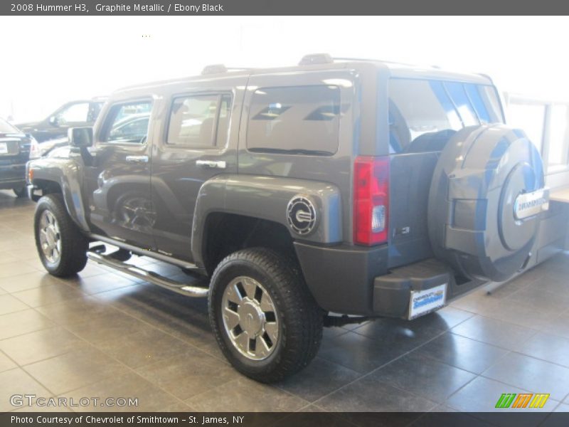 Graphite Metallic / Ebony Black 2008 Hummer H3