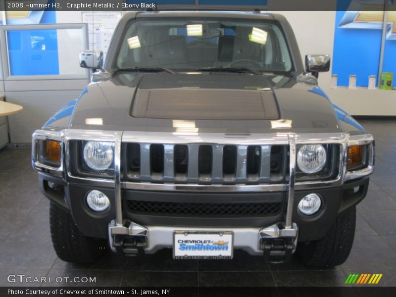 Graphite Metallic / Ebony Black 2008 Hummer H3