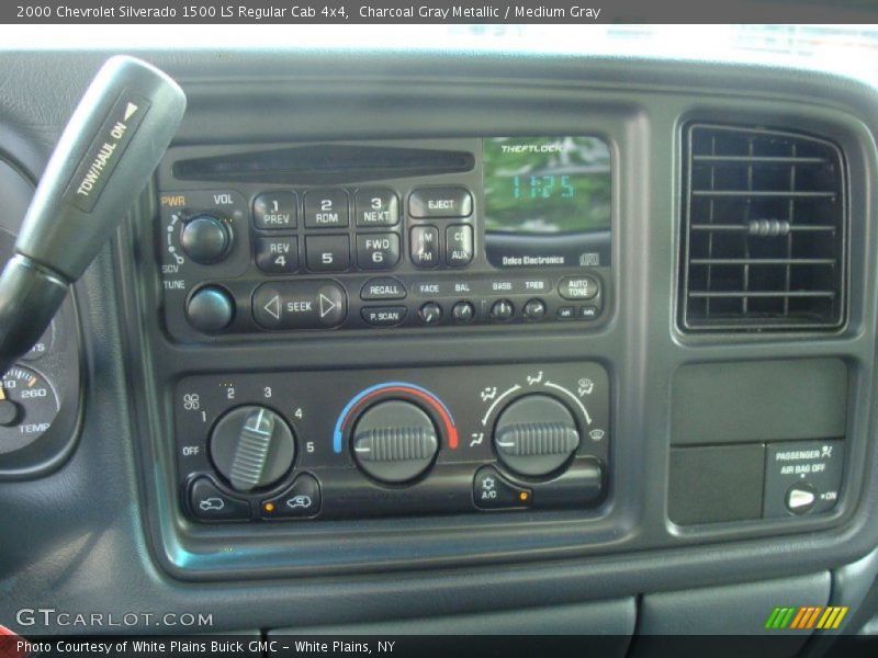 Charcoal Gray Metallic / Medium Gray 2000 Chevrolet Silverado 1500 LS Regular Cab 4x4