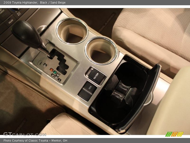 Black / Sand Beige 2009 Toyota Highlander