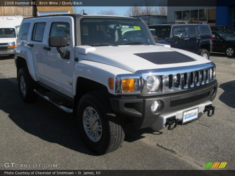 Birch White / Ebony Black 2008 Hummer H3