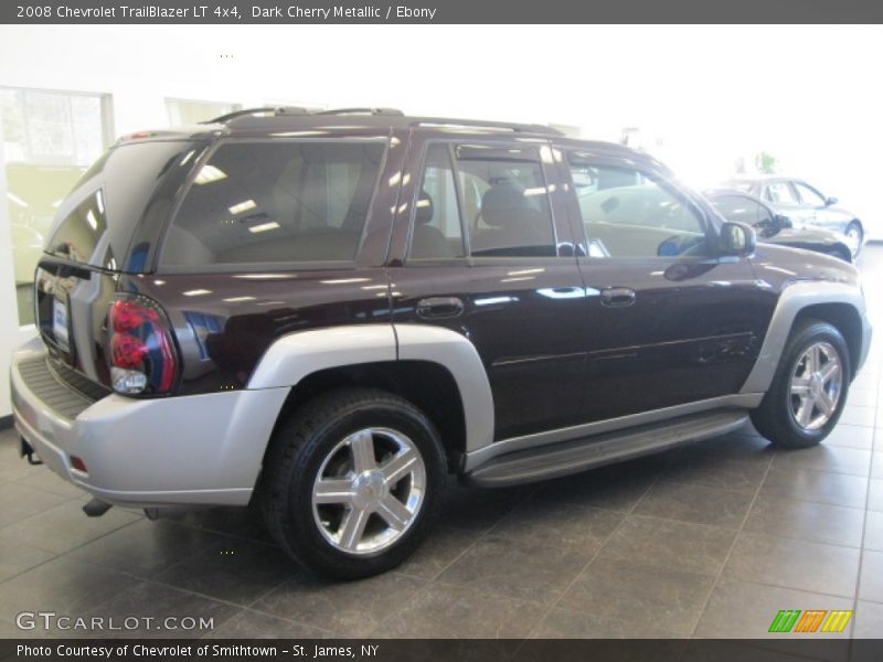 Dark Cherry Metallic / Ebony 2008 Chevrolet TrailBlazer LT 4x4
