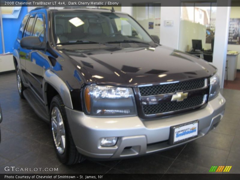 Dark Cherry Metallic / Ebony 2008 Chevrolet TrailBlazer LT 4x4