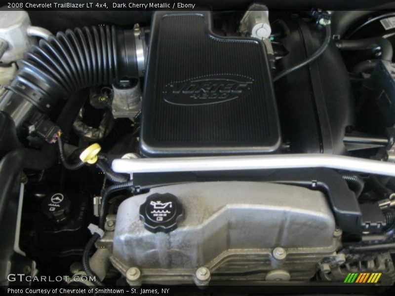Dark Cherry Metallic / Ebony 2008 Chevrolet TrailBlazer LT 4x4
