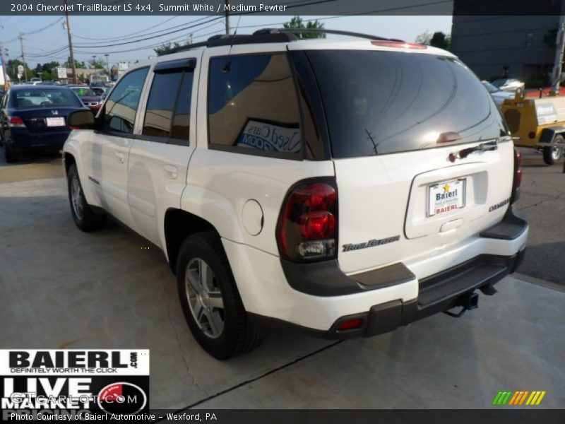Summit White / Medium Pewter 2004 Chevrolet TrailBlazer LS 4x4