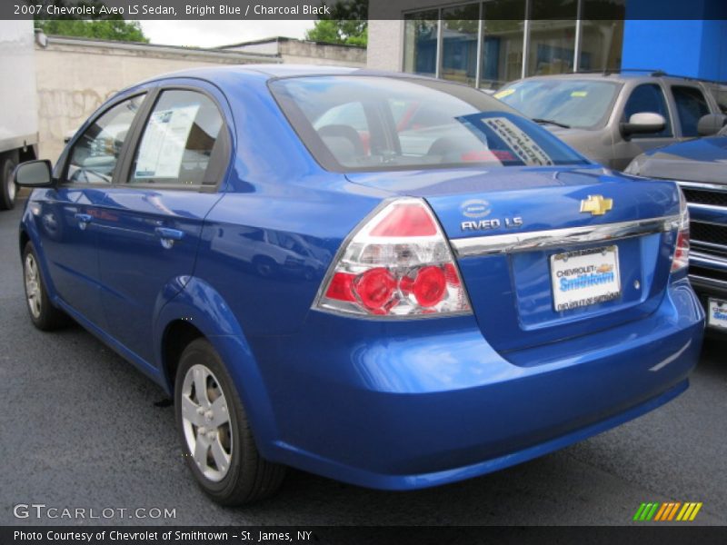 Bright Blue / Charcoal Black 2007 Chevrolet Aveo LS Sedan