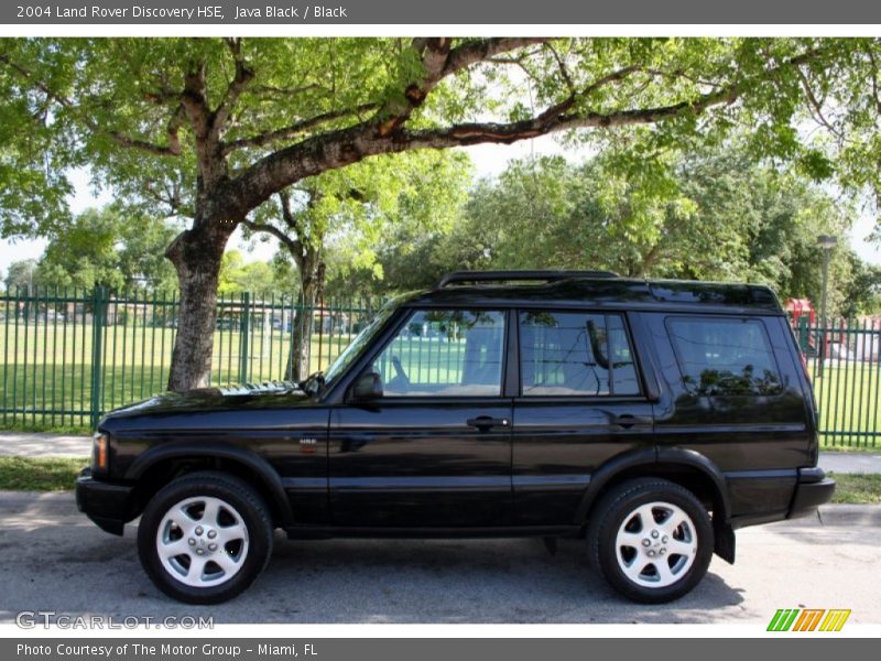Java Black / Black 2004 Land Rover Discovery HSE