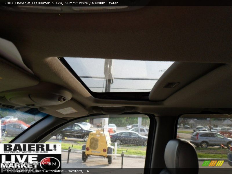 Summit White / Medium Pewter 2004 Chevrolet TrailBlazer LS 4x4