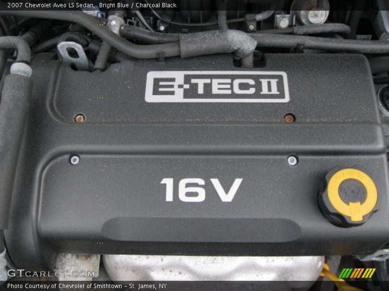 Bright Blue / Charcoal Black 2007 Chevrolet Aveo LS Sedan
