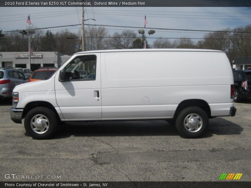 Oxford White / Medium Flint 2010 Ford E Series Van E250 XLT Commericial