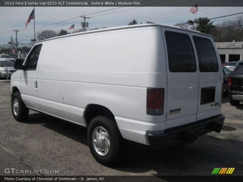Oxford White / Medium Flint 2010 Ford E Series Van E250 XLT Commericial