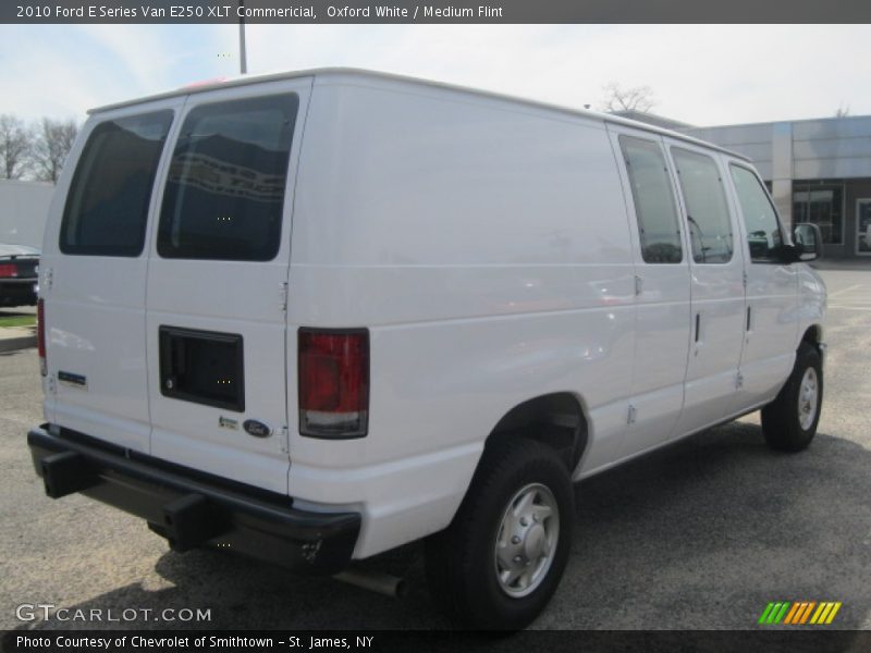 Oxford White / Medium Flint 2010 Ford E Series Van E250 XLT Commericial