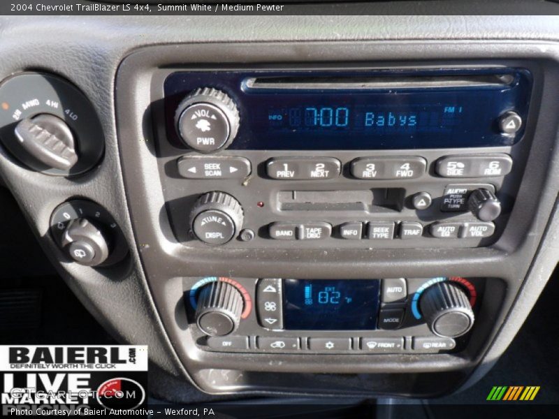 Summit White / Medium Pewter 2004 Chevrolet TrailBlazer LS 4x4
