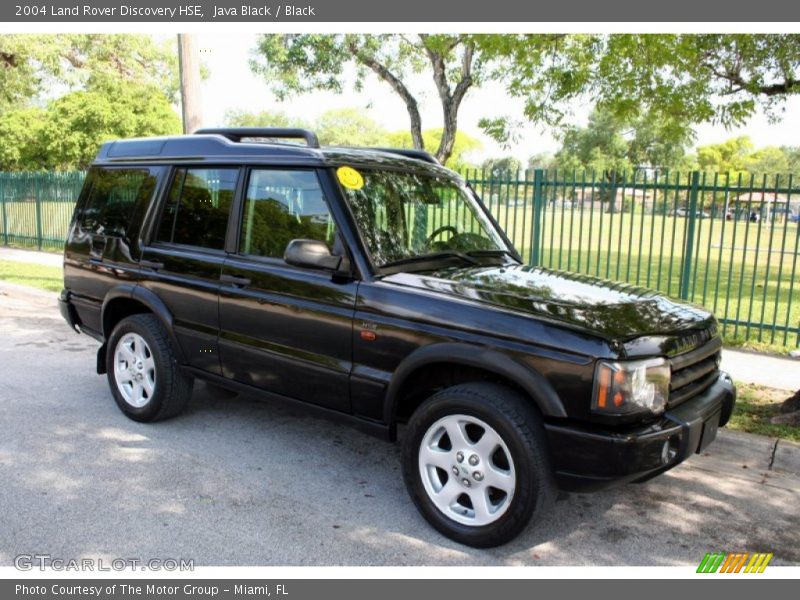 Java Black / Black 2004 Land Rover Discovery HSE