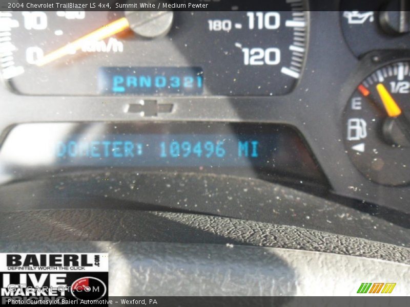 Summit White / Medium Pewter 2004 Chevrolet TrailBlazer LS 4x4