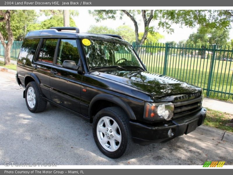 Java Black / Black 2004 Land Rover Discovery HSE